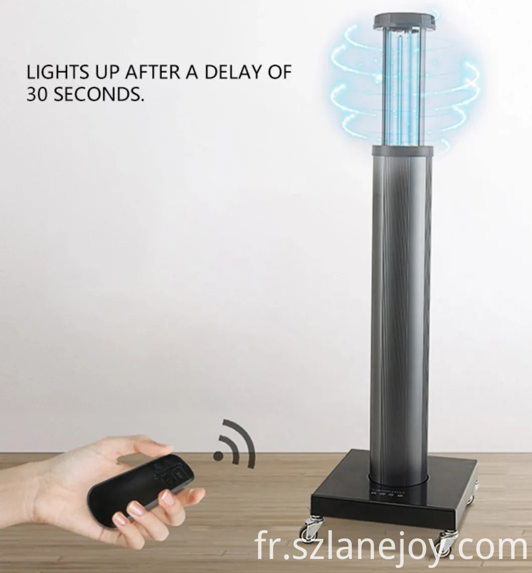 Lampe UV ultraviolette de désinfection de l'ozone UVC stérilisant la lumière germicide